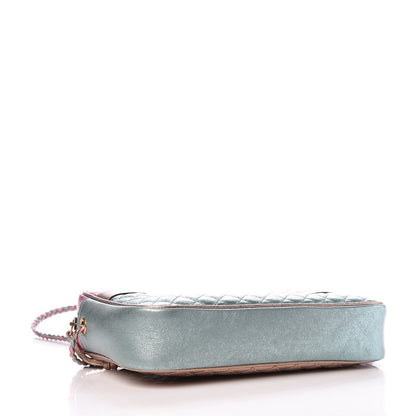 Gucci Laminated Nappa Trapuntata Small Zumi Shoulder Bag Rosa Lago Rame 4 of 8