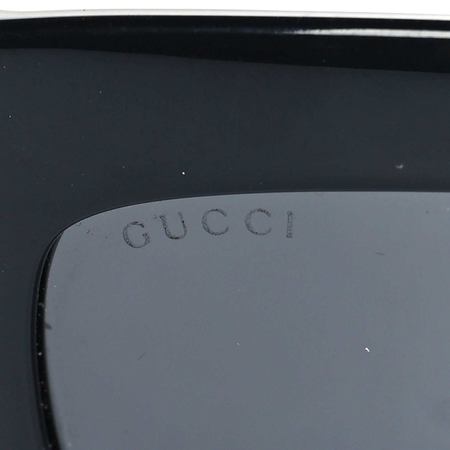 Acetate Rectangular Sunglasses GG0811S Black