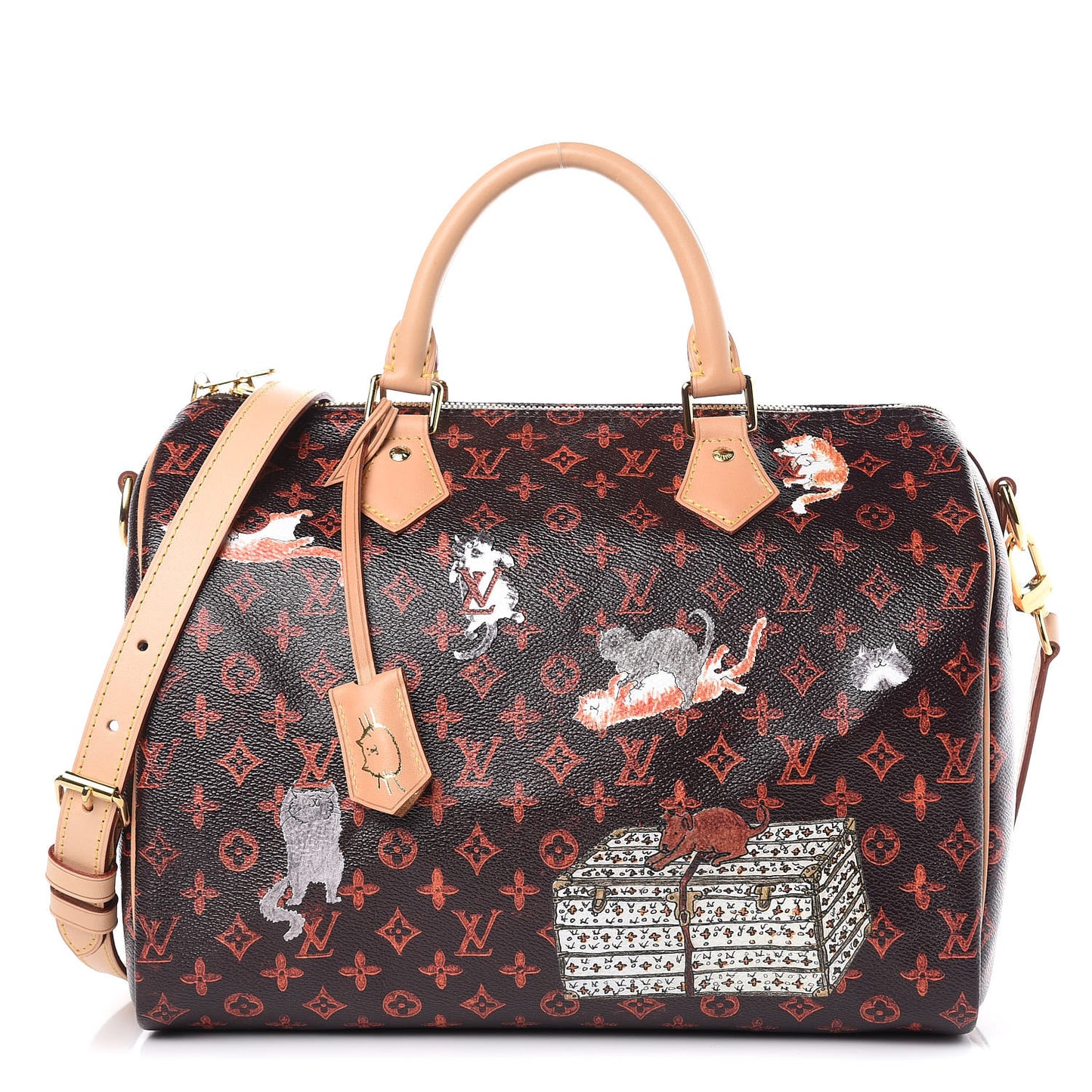 Catogram Speedy Bandouliere 30 Marron