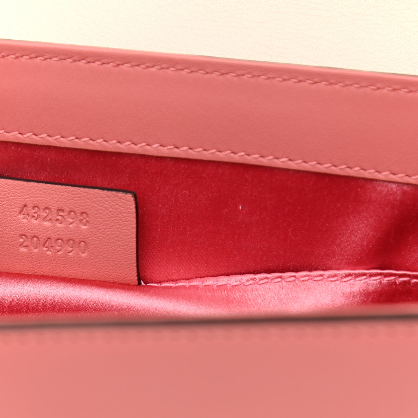 Calfskin Animalier Broadway Clutch Pink
