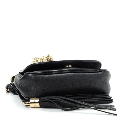 Gucci Pebbled Calfskin Small Soho Flap Crossbody Black 4 of 11