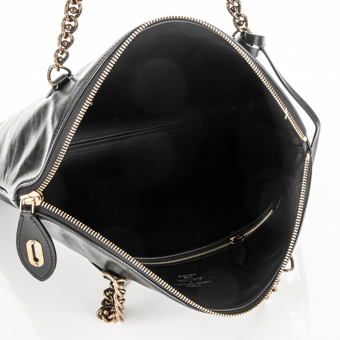 Cuir Boudoir Lockit Chain Black