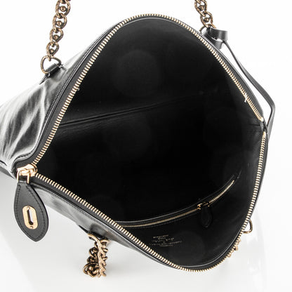 Louis Vuitton Cuir Boudoir Lockit Chain Black 5 of 6