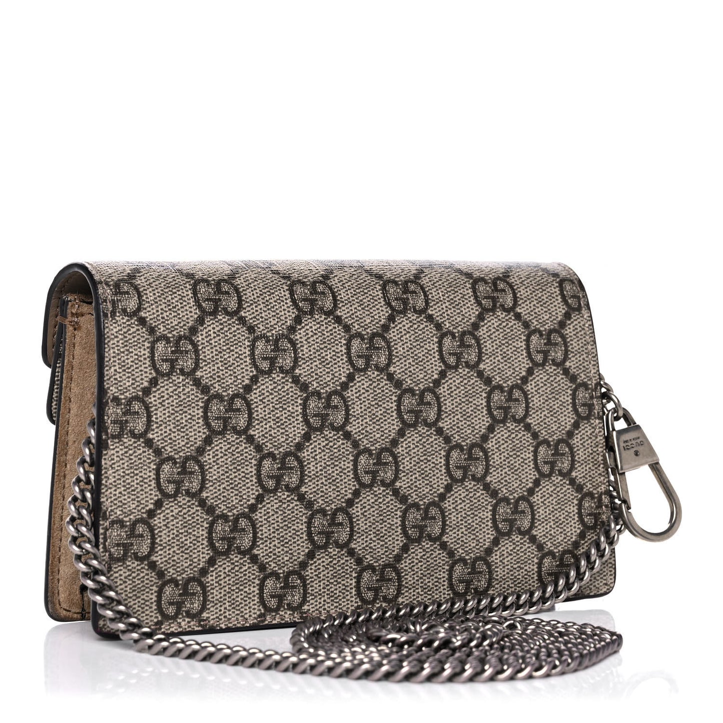 GG Supreme Monogram Super Mini Dionysus Shoulder Bag Taupe