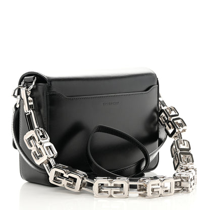 Givenchy Box Calfskin Medium 4G Cube Chain Shoulder Bag Black 3 of 12