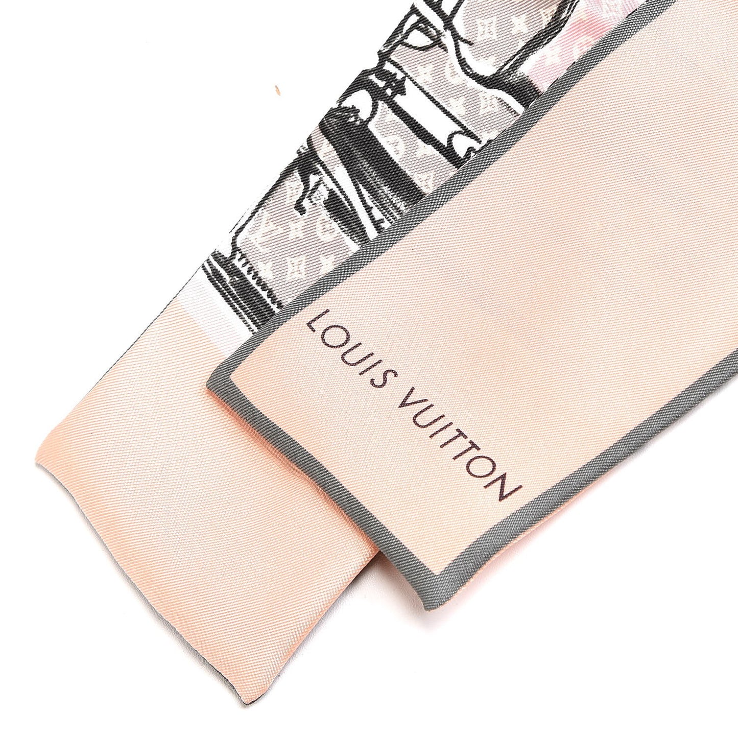 Silk Monogram Trunks Bandeau Rose Poudre
