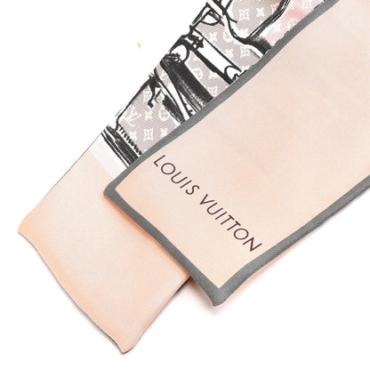 Louis Vuitton Silk Monogram Trunks Bandeau Rose Poudre 4 of 6