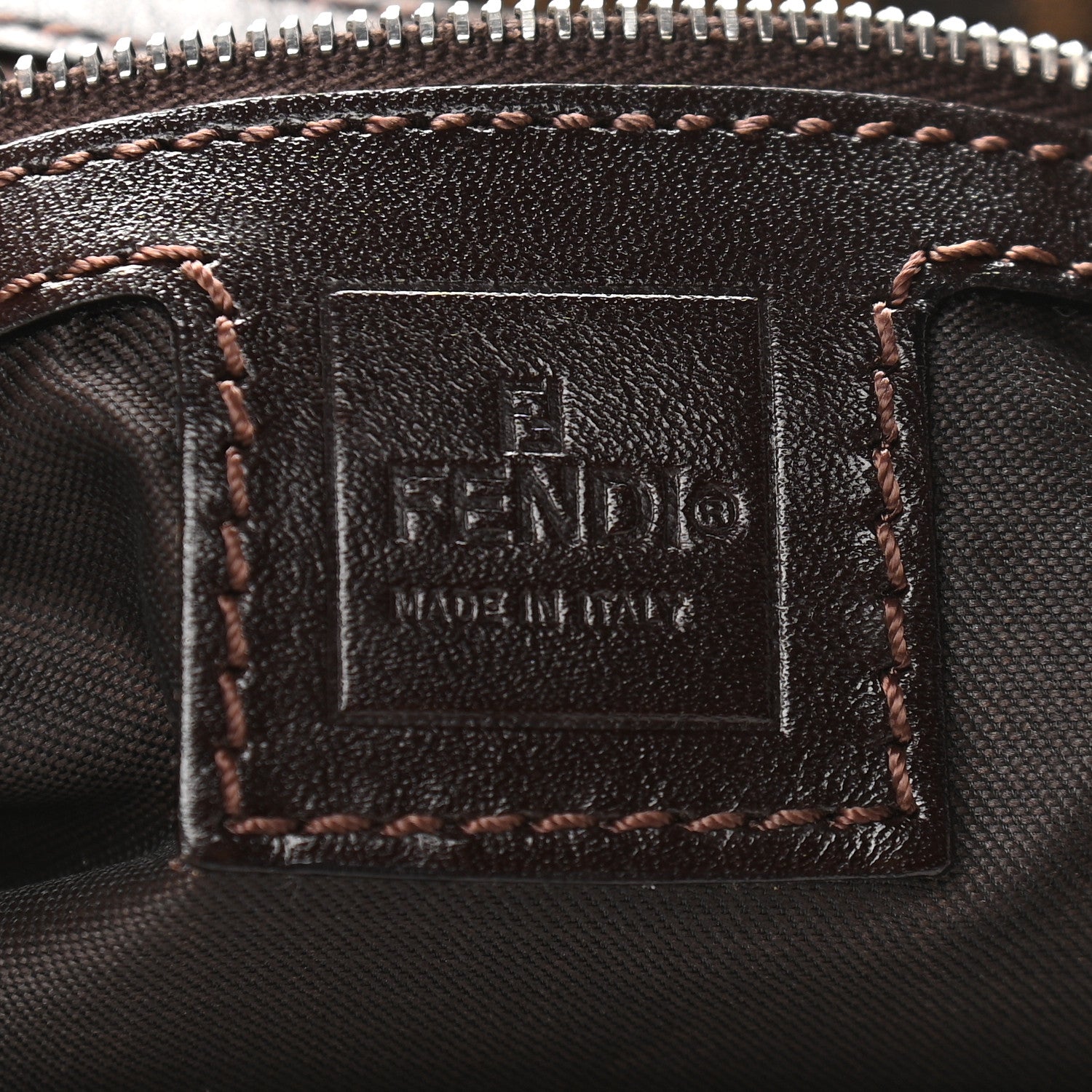 Fendi Zucca Hobo Tobacco 5 of 10