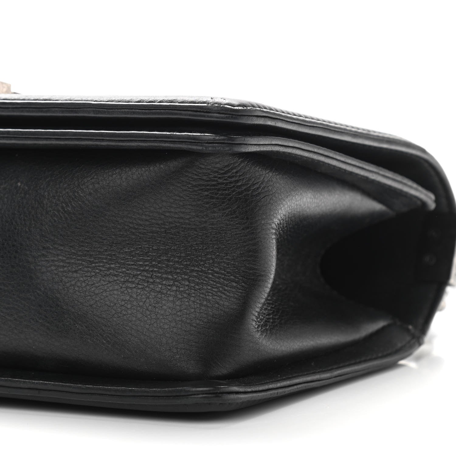 Chanel Lambskin Quilted Medium Boy Flap Black 15 of 15
