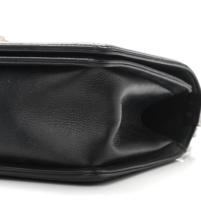 Chanel Lambskin Quilted Medium Boy Flap Black 15 of 15