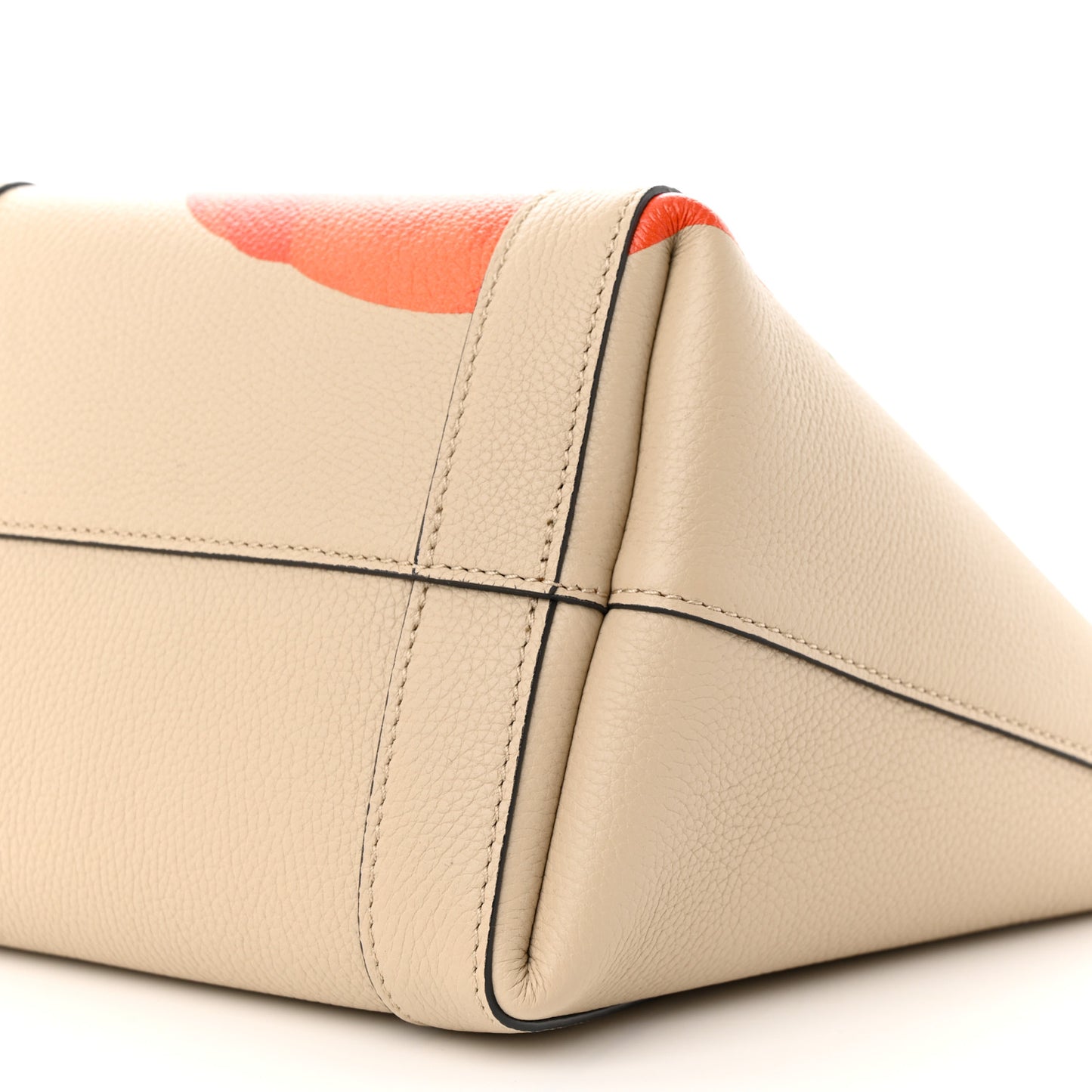Taurillon Blush Duo Cabas BB Tote Greige Mandarine