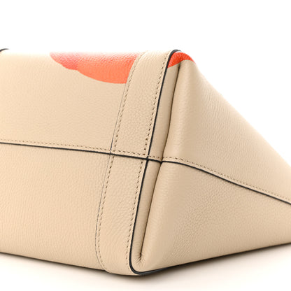 Moynat Taurillon Blush Duo Cabas BB Tote Greige Mandarine 9 of 9