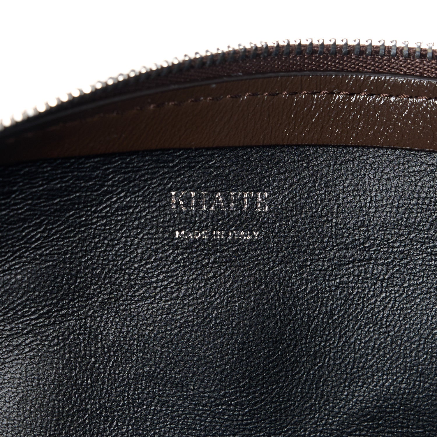 Khaite Crackle Patent Medium Olivia Hobo Chestnut 6 of 10