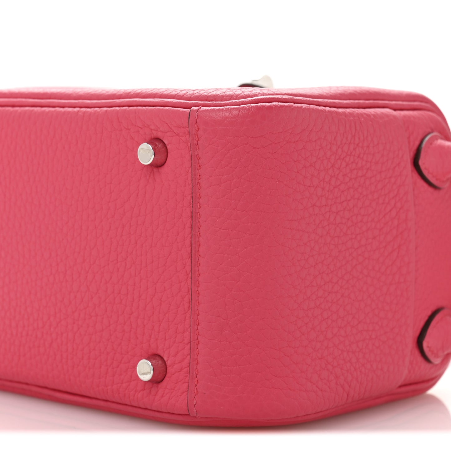 Taurillon Clemence Mini Lindy 20 Rose Extreme