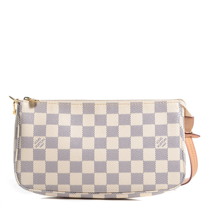 Louis Vuitton Damier Azur Pochette Accessories NM 1 of 8