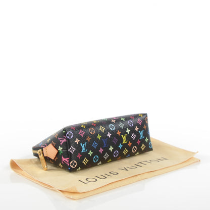 Louis Vuitton Monogram Multicolor Cosmetic Pouch Black Grenade 4 of 7