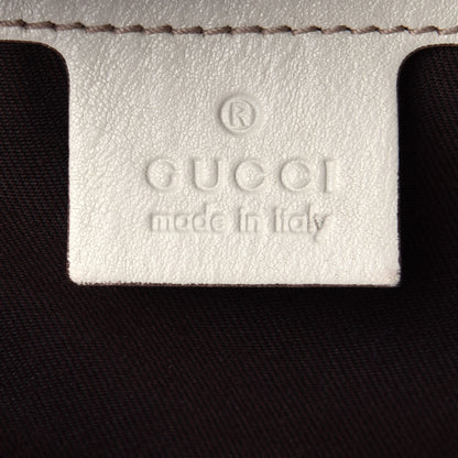 Gucci Monogram Medium Interlocking Icon Shoulder Bag White 5 of 11