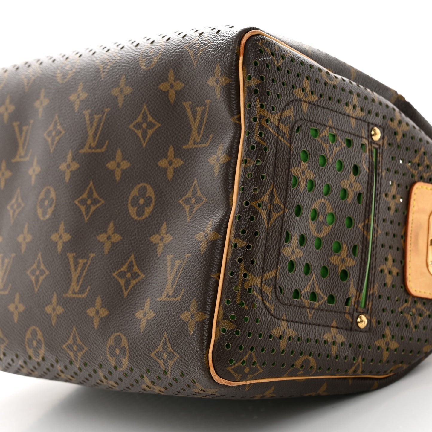 Monogram Perforated Speedy 30 Green