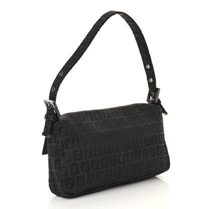 Fendi Zucchino Baguette Black 3 of 9