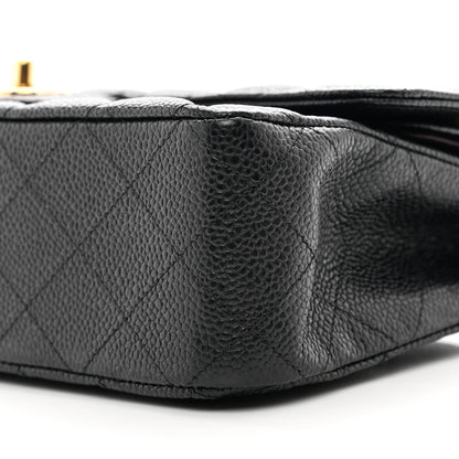 Chanel Caviar Quilted Medium Double Flap Black 9 of 9