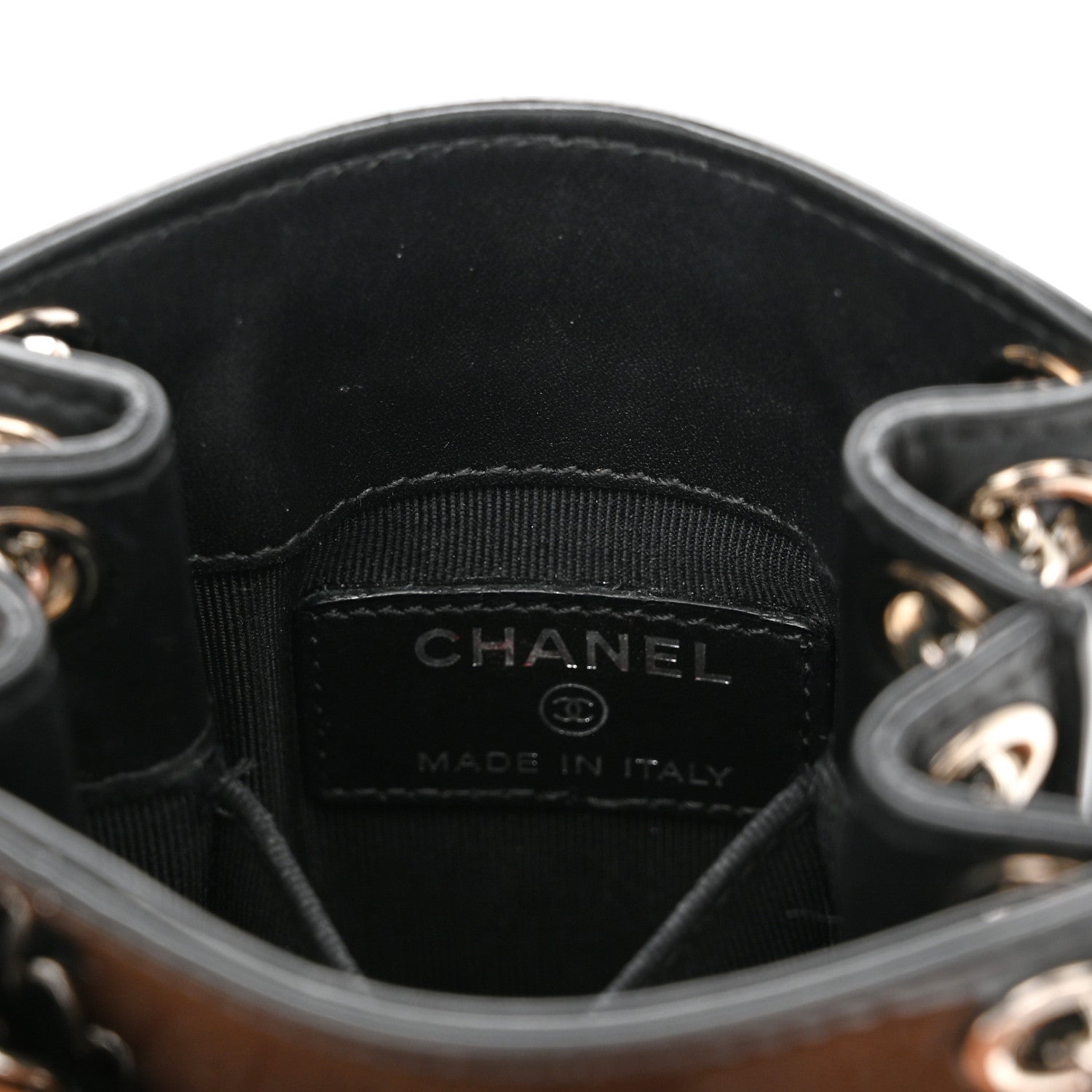 Chanel Patent CC Phone Holder Crossbody Black 6 of 11