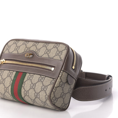 Gucci GG Supreme Monogram Web Small Ophidia Belt Bag 75 30 Dark Brown 7 of 10