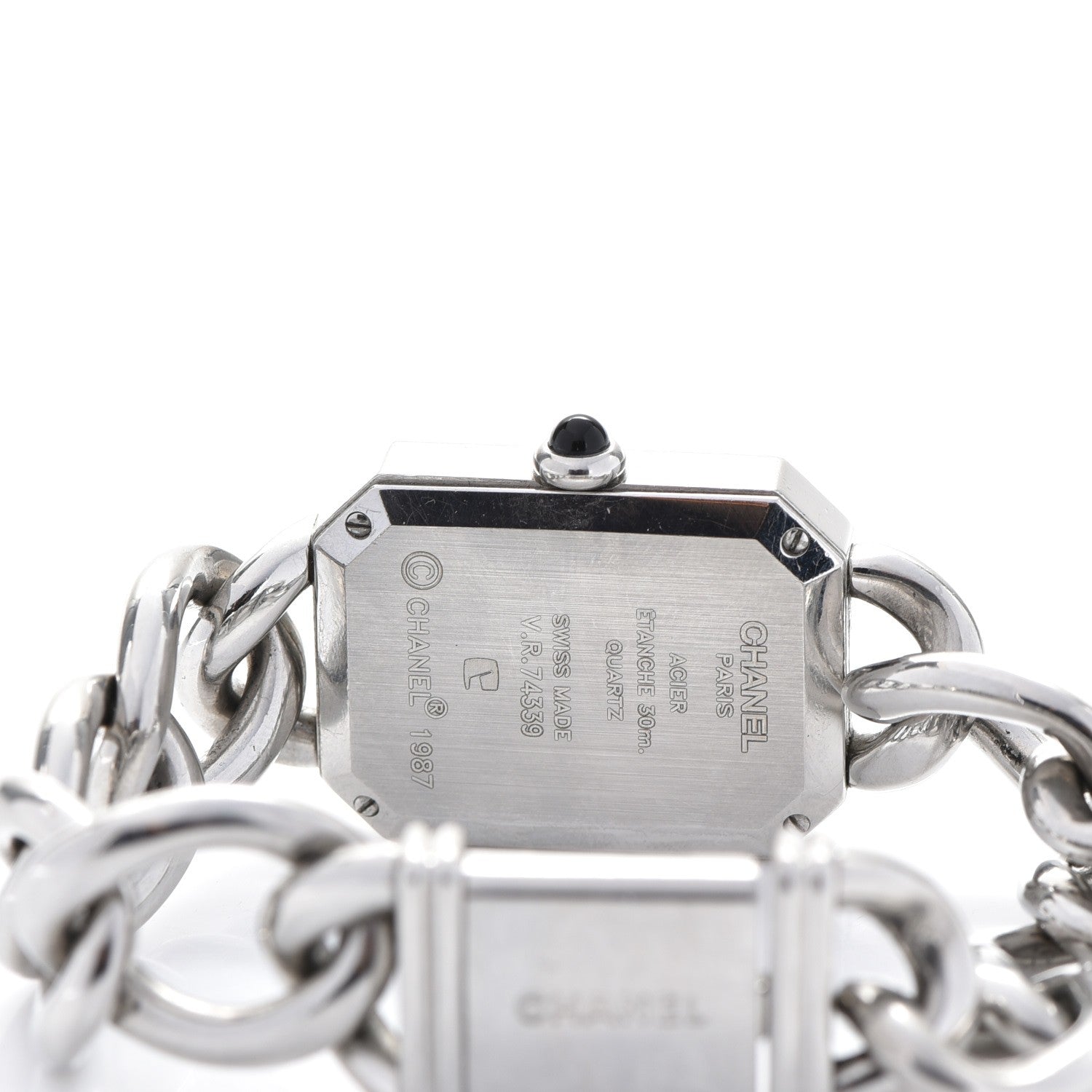 Chanel Stainless Steel 20mm Chain Premiere Quartz Watch S 5 of 7
