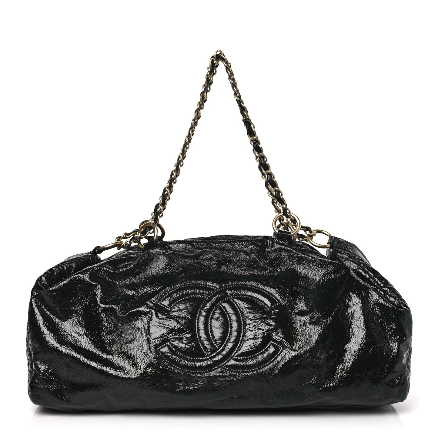 Vinyl XXL Rock and Chain Bowler Black