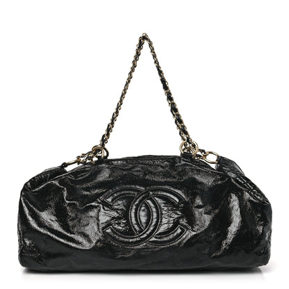 Chanel Vinyl XXL Rock and Chain Bowler Black 1 of 10