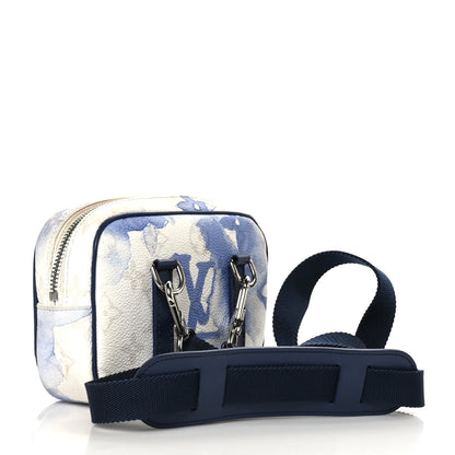 Louis Vuitton Monogram Watercolor Outdoor Pouch Blue 3 of 11