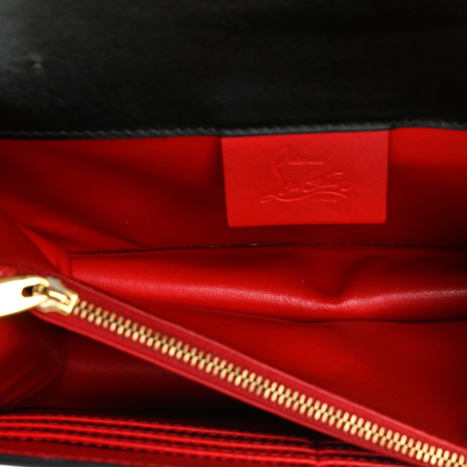 Christian Louboutin Calfskin Large Elisa Shoulder Bag Black 7 of 18