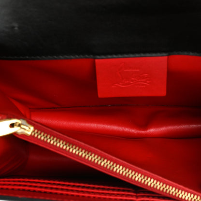Christian Louboutin Calfskin Large Elisa Shoulder Bag Black 7 of 18