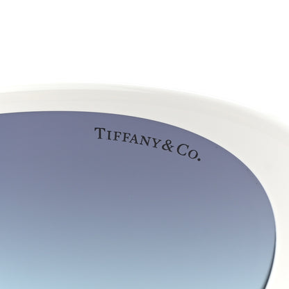 Tiffany Acetate HardWear Oval Sunglasses TF4242D White Blue 7 of 8