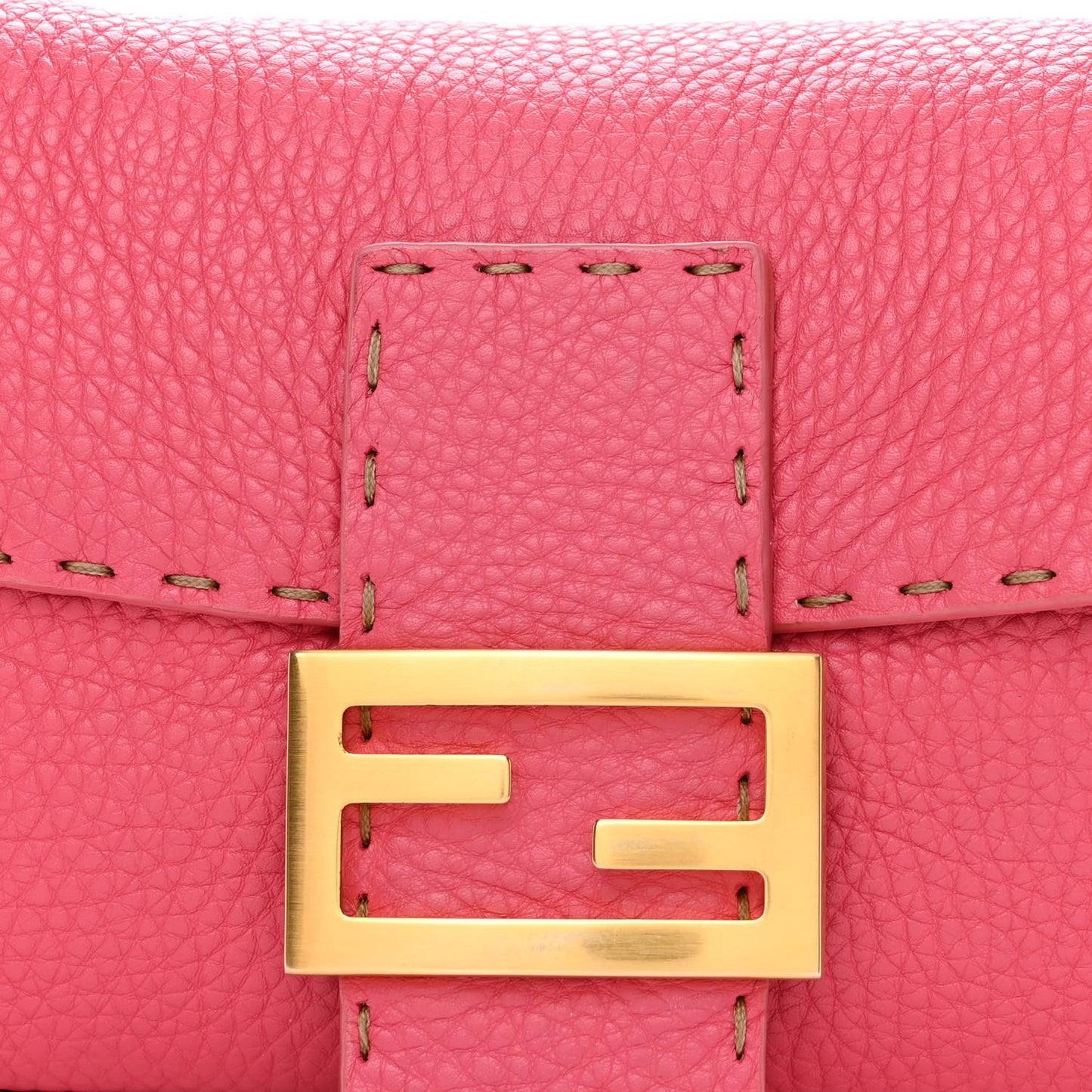 Calfskin Romano Selleria Baguette Pink