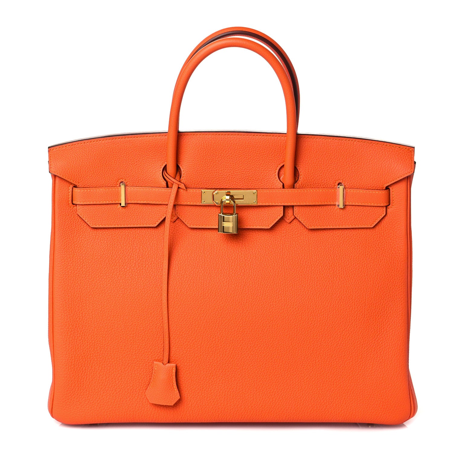 Hermes Togo Birkin 40 Orange Poppy 1 of 10