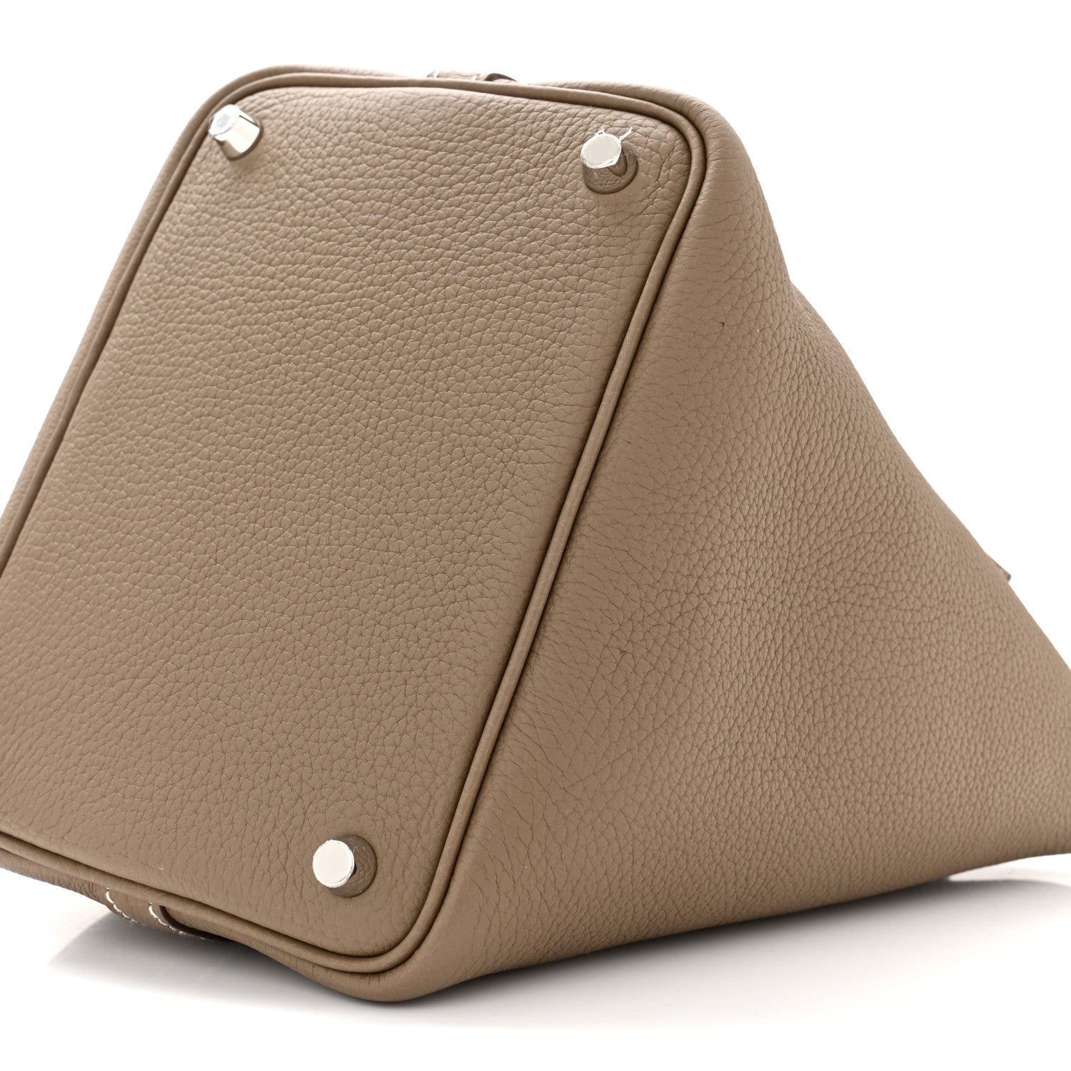 Hermes Taurillon Clemence Picotin Lock 18 PM Etoupe 6 of 11