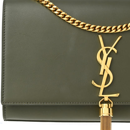 Saint Laurent Smooth Calfskin Medium Classic Monogram Kate Tassel Satchel 12 of 12