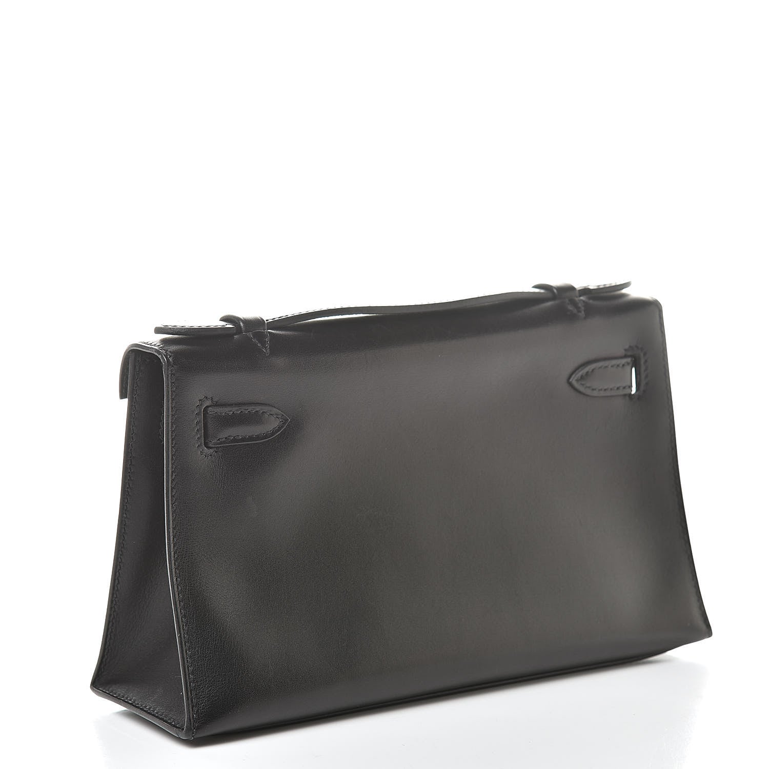 Hermes Swift Kelly Pochette Clutch Black 3 of 14
