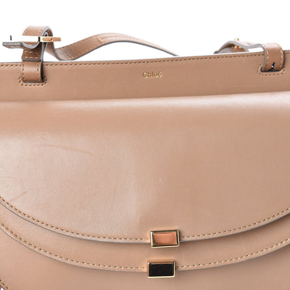 Chloe Calfskin Georgia Crossbody Bag Chestnut Cream 10 of 16