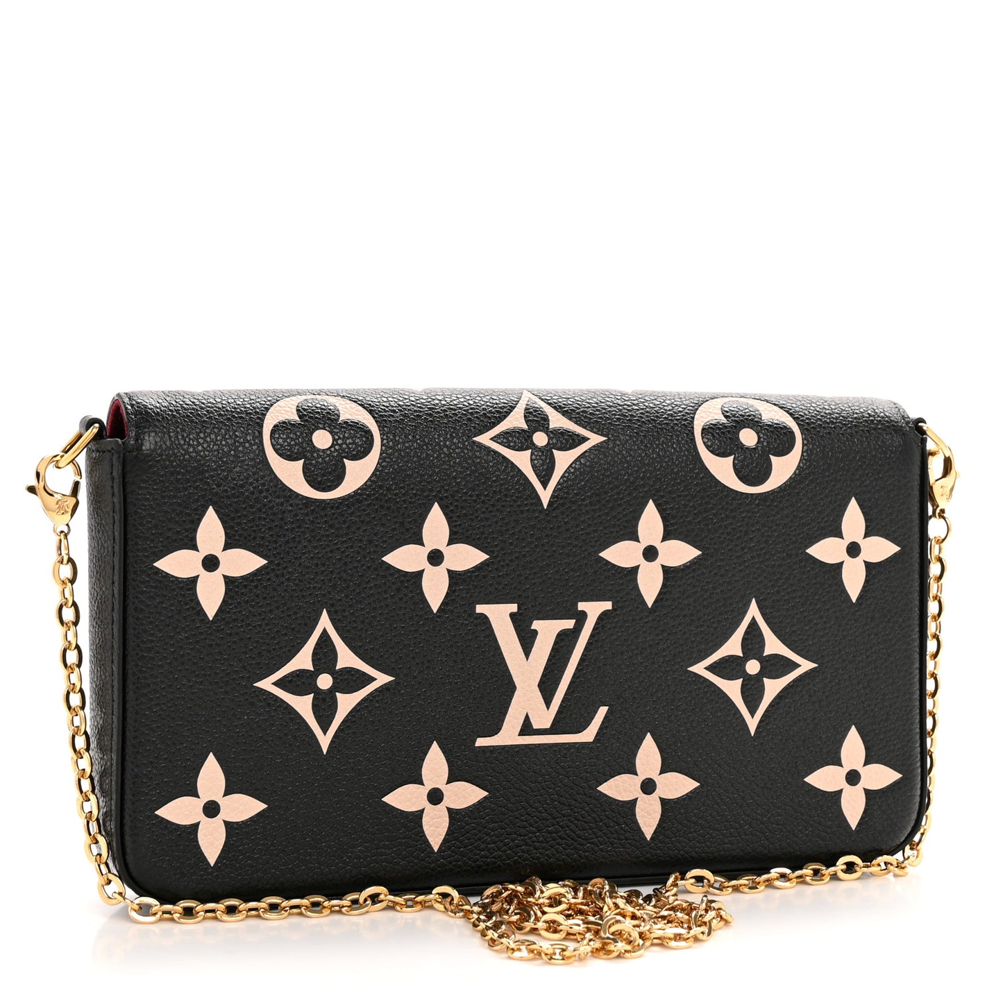 Empreinte Monogram Giant Felicie Pochette Black Beige