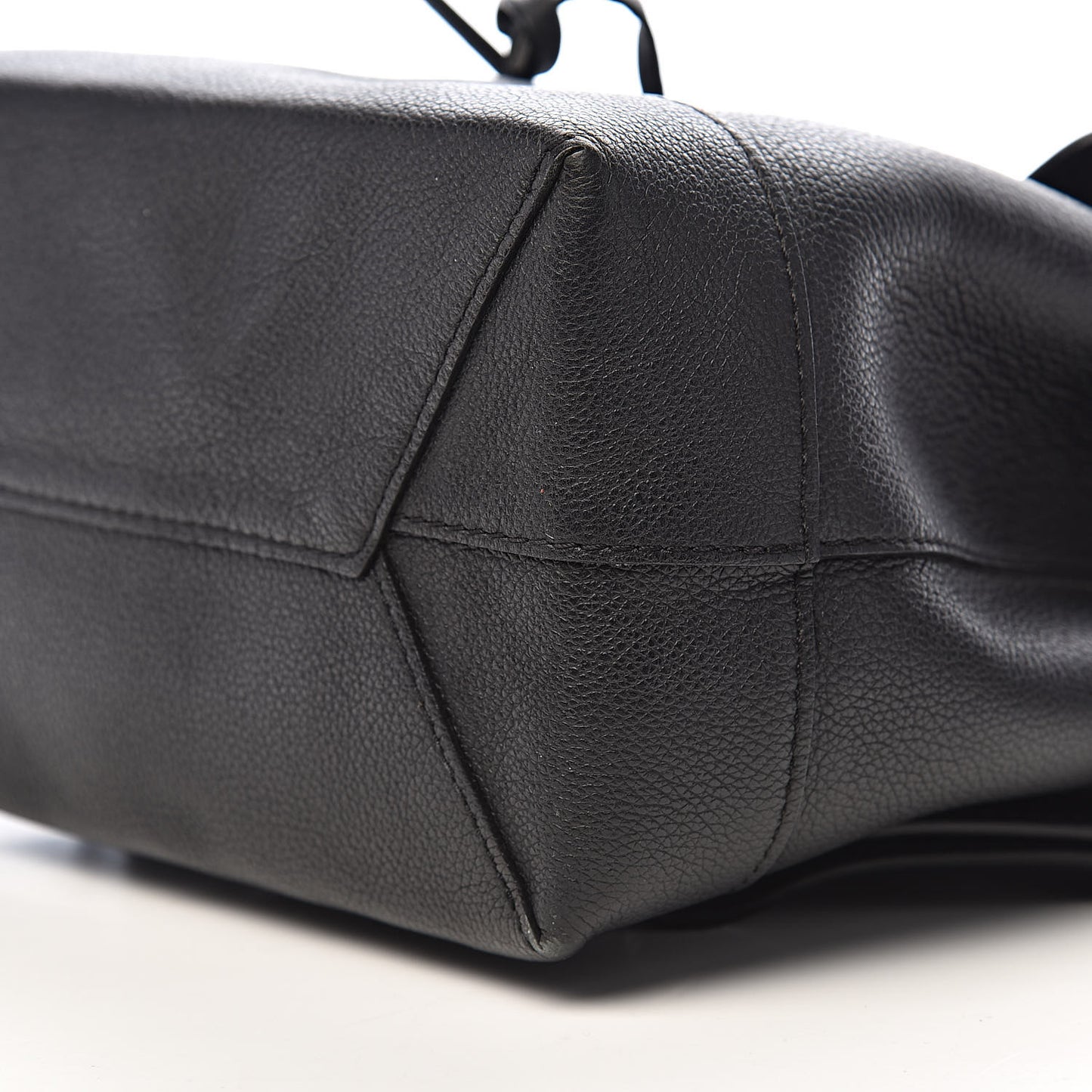 Calfskin Lockme Backpack Black