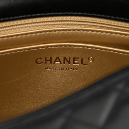 Chanel Lambskin Quilted Mini Pearl Crush Flap Black 6 of 10