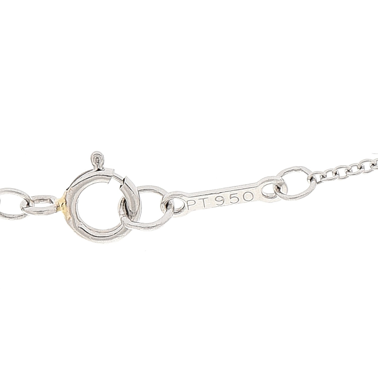 Tiffany Platinum Diamond 3 Station Diamonds by the Yard Necklace 6 of 6
