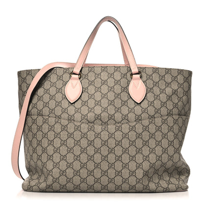 Gucci Soft GG Supreme Monogram Diaper Bag Pink 1 of 12