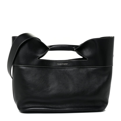 Alexander McQueen Calfskin Small The Bow Bag Black 1 of 12