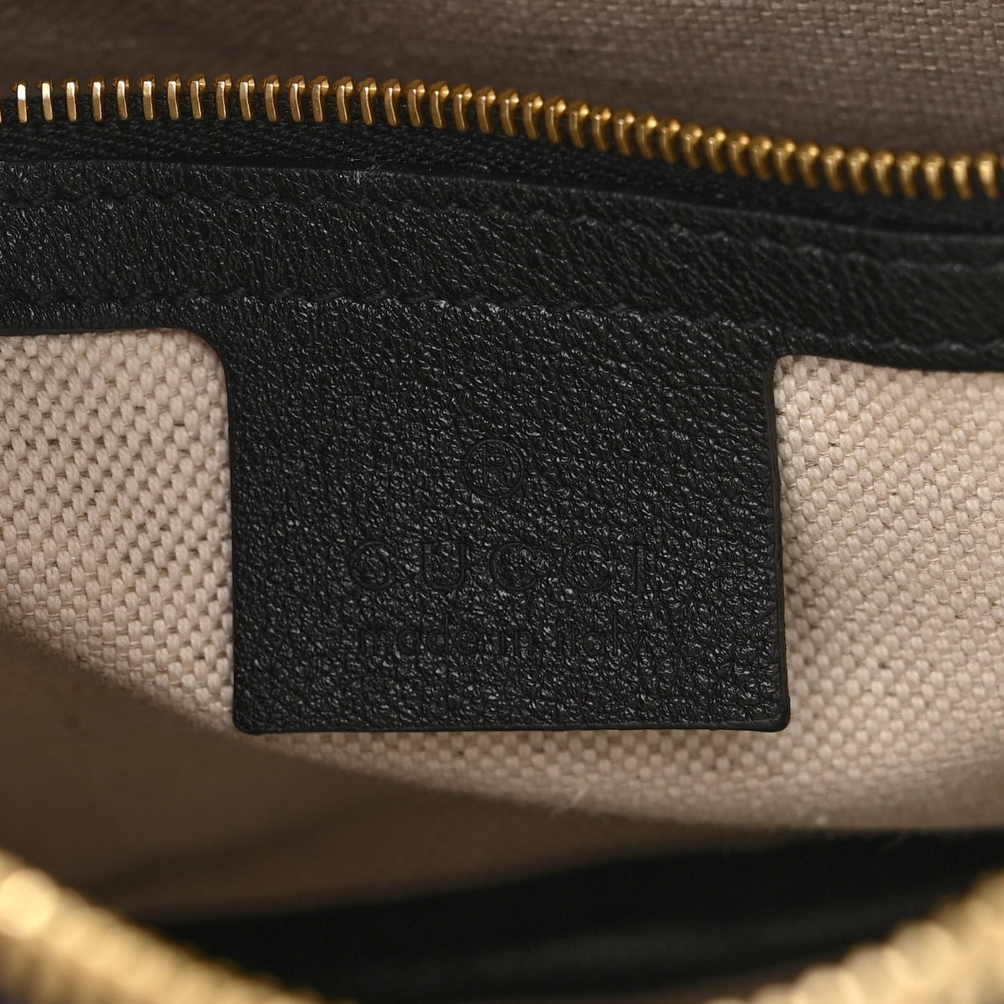 Wonka Grain Calfskin GG Monogram Star Embossed Small GG Shoulder Bag Black