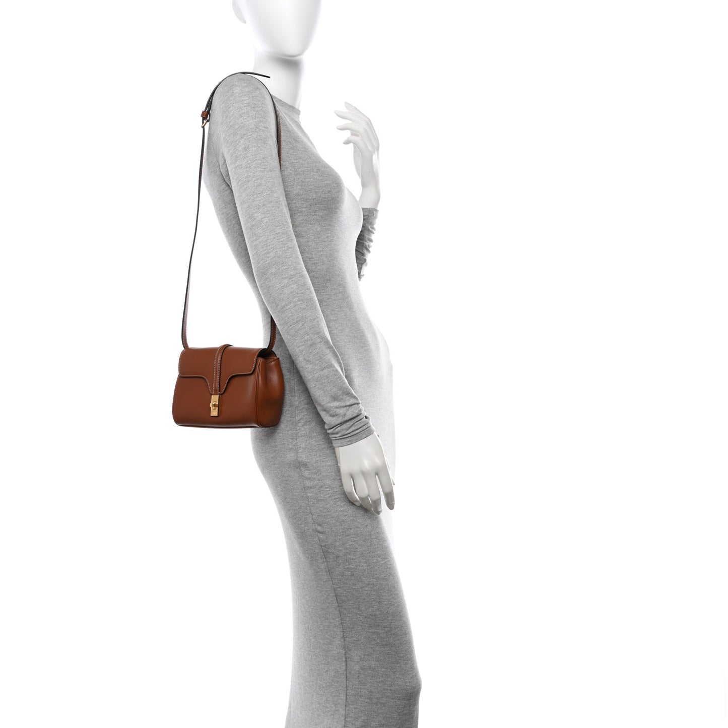 Calfskin Mini Soft 16 Bag Tan