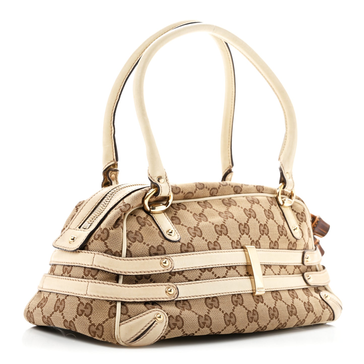 Monogram Wave Medium Boston Off White