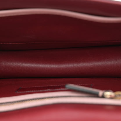 Valentino Garavani Vitello Small Glam Lock Rockstud Flap Light Ivory Water Rose Marine Rubin 5 of 14