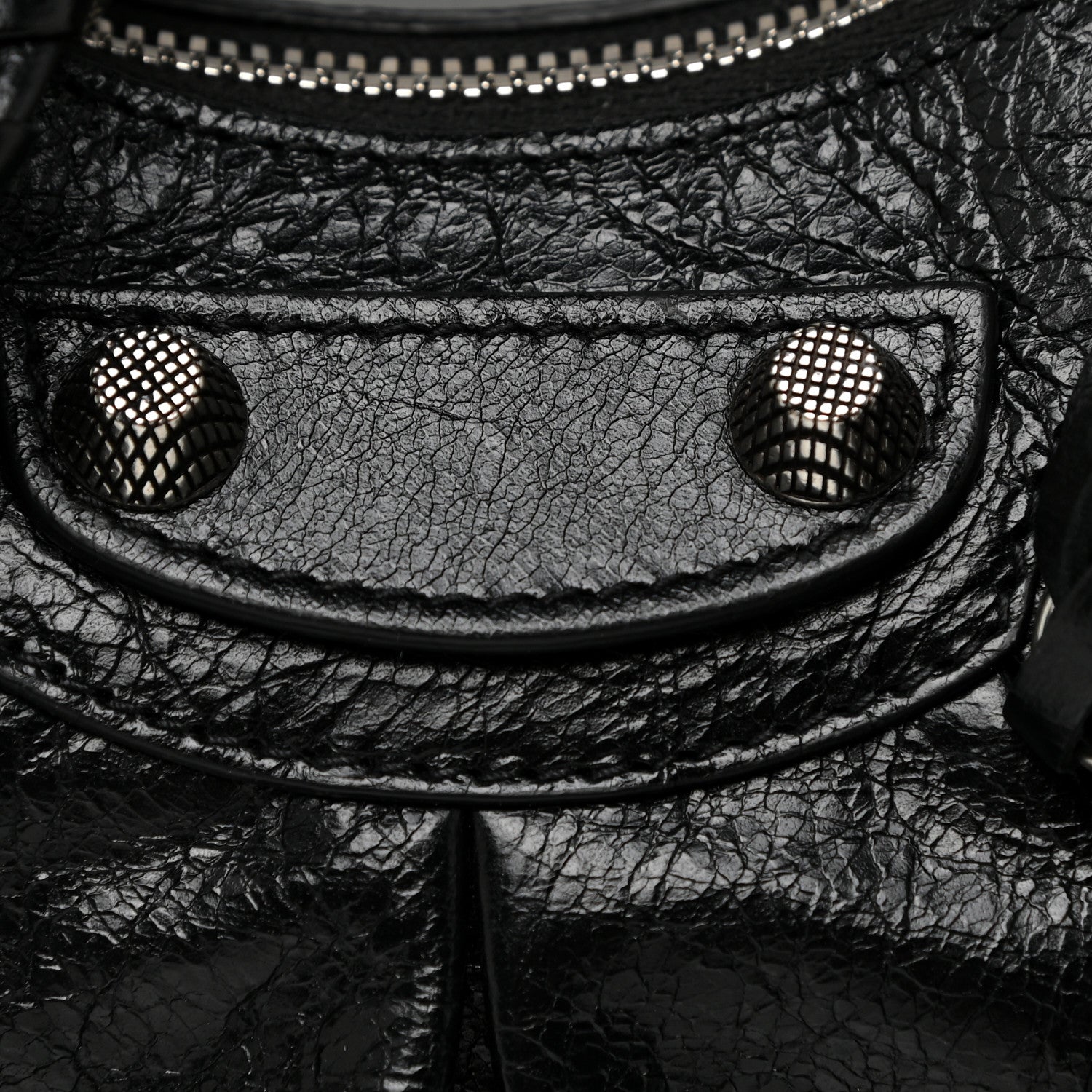 Balenciaga Agneau Arena Le Cagole Shoulder Bag XS Black 8 of 12